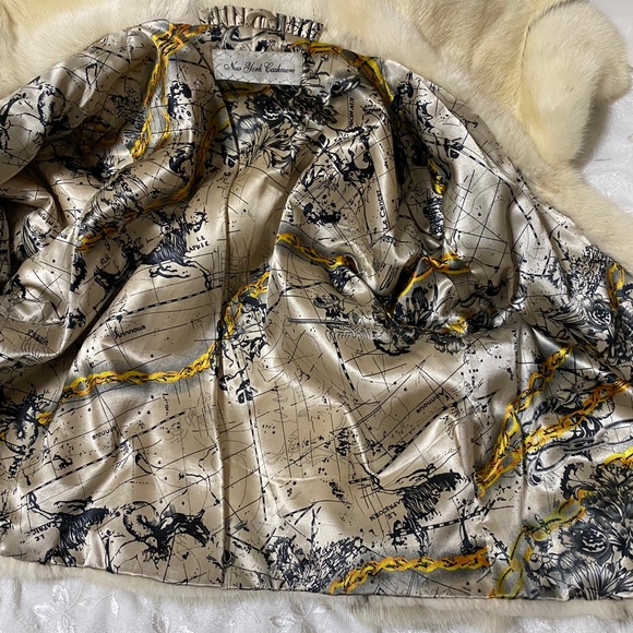 White Real Mink short coat